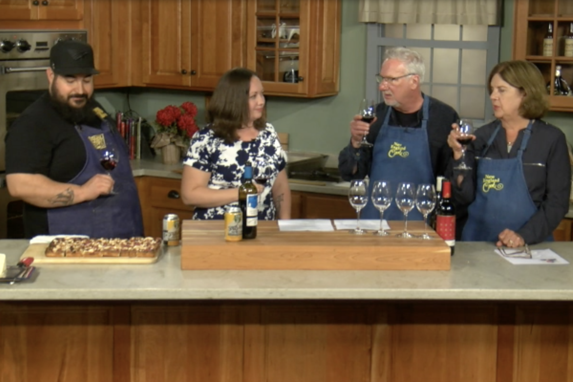 New England Cooks with Sandy & Tony and special guest Chef Aaron Martin - Wine Segment